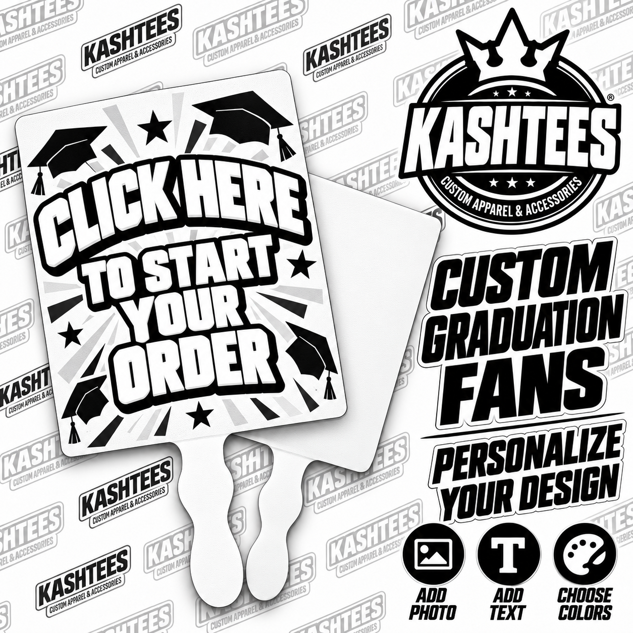 GRADUATION FANS – KASH TEES